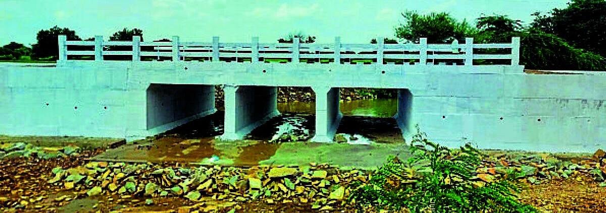 ಹೊಸಳ್ಳಿ ಗ್ರಾಮದಲ್ಲಿ ಸೇತುವೆ ನಿರ್ಮಾಣ ಕಾಮಗಾರಿ ಪೂರ್ಣ, ಉದ್ಘಾಟನೆಗೆ ಸಿದ್ಧ