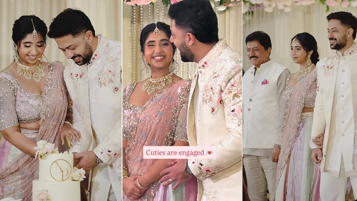 Photos: ಅದ್ದೂರಿಯಾಗಿ ನಡೆದ ನಟ ದೇವರಾಜ್ ಕಿರಿಯ ಪುತ್ರ ಪ್ರಣಮ್ ನಿಶ್ಚಿತಾರ್ಥ