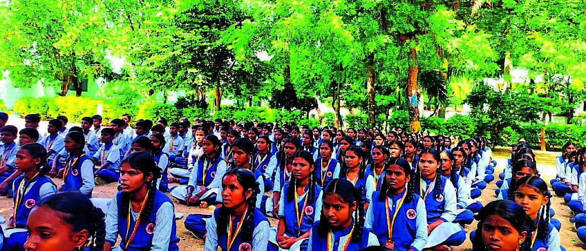 ಸೇಡಂನ ಆಡಕಿ ಸರ್ಕಾರಿ ಶಾಲೆ: ಹಸಿರ ಹೊದಿಕೆಯಿಂದ ಆಕರ್ಷಣೆ