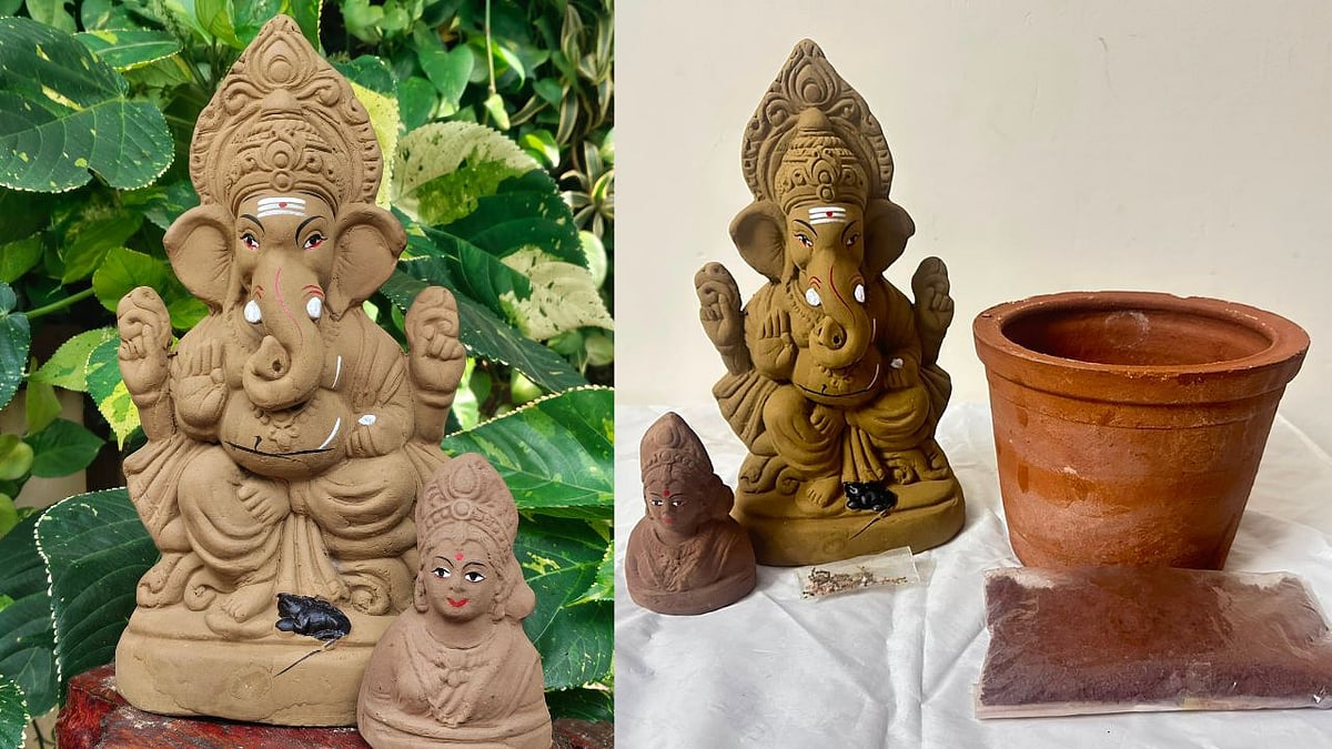 ತುಳಸಿ ಗಣೇಶ: ವಿಸರ್ಜನೆ ಬಳಿಕವೂ ನಿಮ್ಮ ಮನೆಯಲ್ಲೇ ಚಿಗುರುತ್ತಾನೆ ಗಣಪ