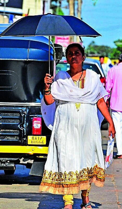 ಮಳೆಗಾಲದಲ್ಲೇ ಸುಡು ಬಿಸಿಲು: ದಾವಣಗೆರೆಯಲ್ಲಿ ಏರುತ್ತಿದೆ ತಾಪಮಾನ