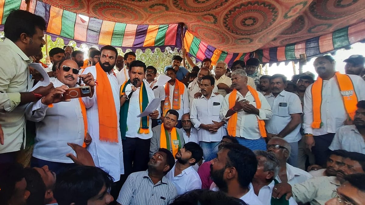 ಬಳ್ಳಾರಿ ಚಲೋ: ಕುಡತಿನಿ ಭೂ ಸಂತ್ರಸ್ಥರ ಪರ ನಿಲ್ಲುವುದಾಗಿ ಬಿಜೆಪಿ ಭರವಸೆ