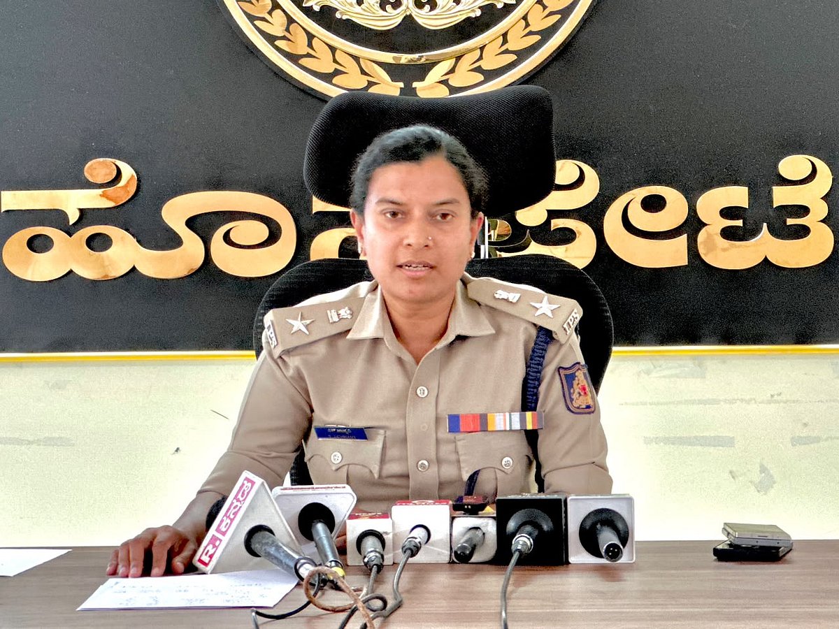 ವಿಜಯನಗರದಲ್ಲಿ 2,230 ಸಾರ್ವಜನಿಕ ಗಣೇಶ, ಭದ್ರತೆಗೆ 1,150 ಪೊಲೀಸ್ ಸಿಬ್ಬಂದಿ: SP