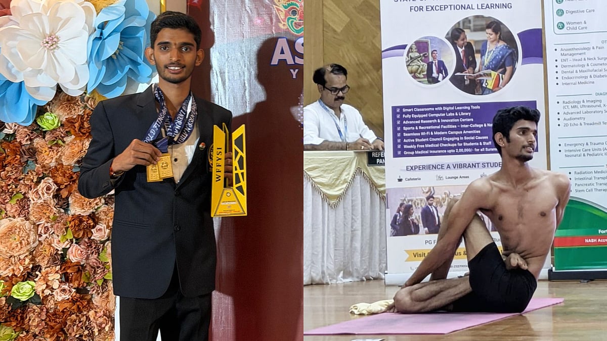 ಬೀಡಿ ಕಟ್ಟಿ ಬೆಳೆಸಿದ ಅಮ್ಮನಿಗೆ 'ಚಿನ್ನ'ದ ಕಾಣಿಕೆ ಕೊಟ್ಟ ಯೋಗಪಟು ನಿಖಿಲ್‌