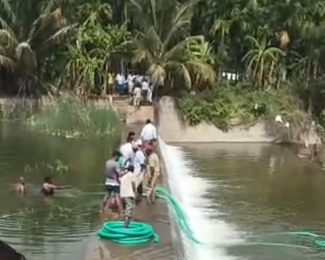 ಶಿರಾಗೆ ಕುಡಿಯುವ ನೀರು ಪೂರೈಸುವ ದೊಡ್ಡಕೆರೆ ತಲುಪಿದ ಹೇಮಾವತಿ