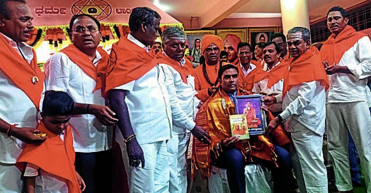 Channabasavananda Swamiji speaks in Bengaluru on living a life of peace through truth and justice