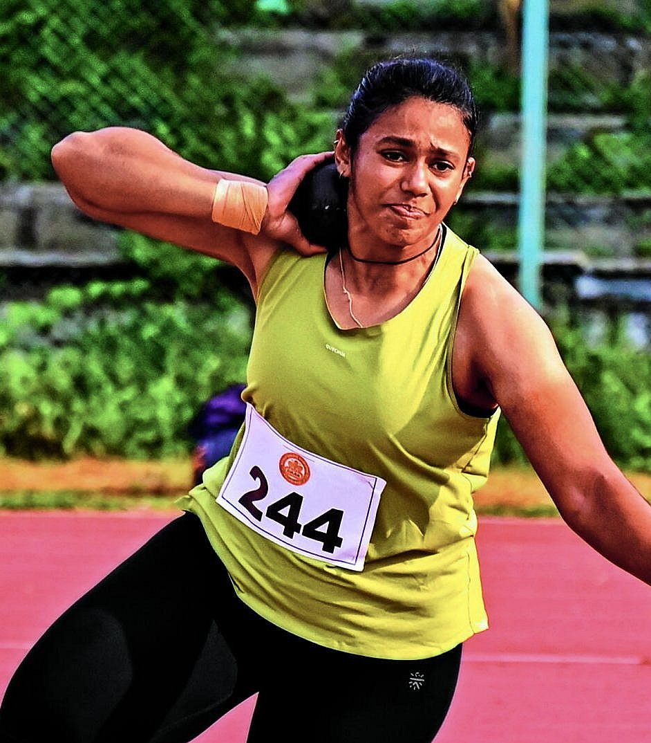 ಕಲಬುರಗಿಯಲ್ಲಿ ರಾಜ್ಯ ಸೀನಿಯರ್ ಅಥ್ಲೆಟಿಕ್ಸ್: ಮಿಂಚು ಹರಿಸಿದ ಮಣಿಕಂಠ, ಸುದೀಕ್ಷಾ