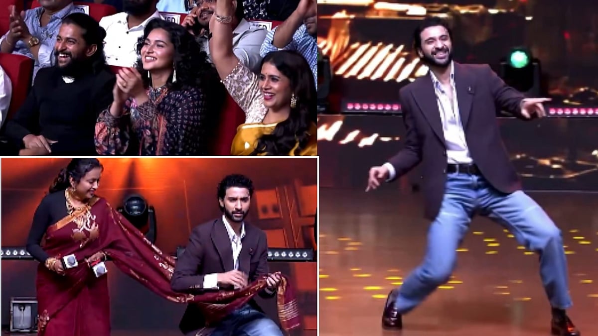 VIDEO: ‘ದಿ ಪ್ಯಾರಡೈಸ್’ ಪ್ರಿ–ರಿಲೀಸ್‌ ವೇದಿಕೆ ಮೇಲೆ ಧೂಳೆಬ್ಬಿಸಿದ ನಟ ರಾಘವ್
