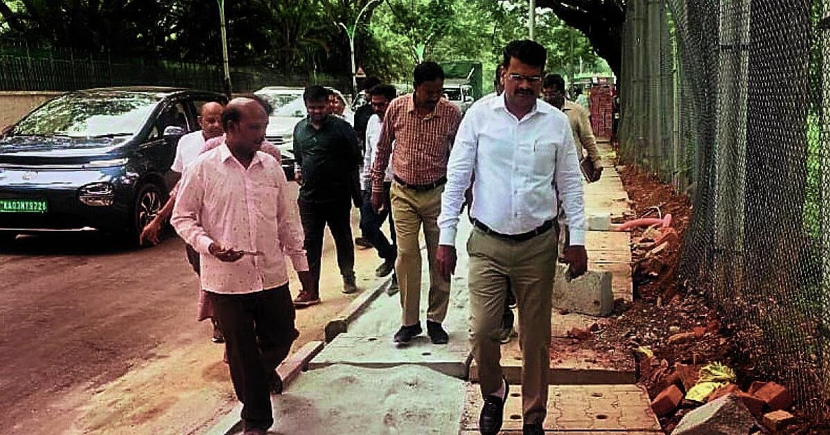 Development Commissioner directs adherence to standards for pedestrian paths and road works in Bengaluru