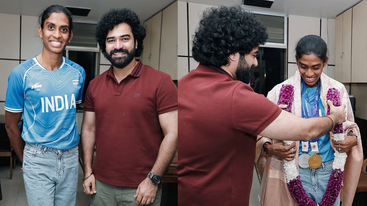 ನಿಮ್ಮೊಂದಿಗೆ ನಾವಿದ್ದೇವೆ... ಚಿನ್ನದ ಹುಡುಗಿ ಪೂವಮ್ಮ ಭೇಟಿಯಾದ ನಟ ಶೈನ್ ಶೆಟ್ಟಿ