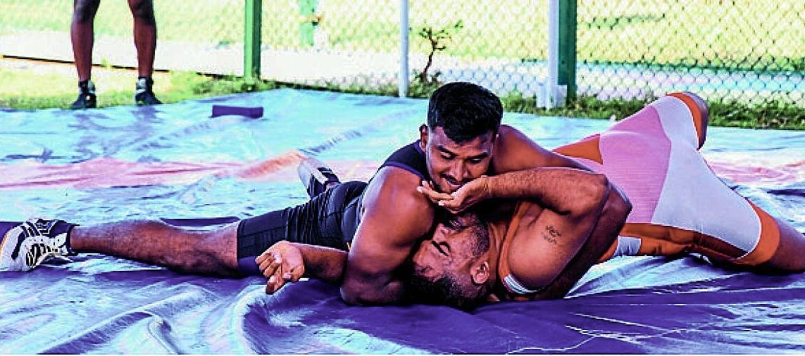 ಮೈಸೂರು ದಸರಾ: ಪ್ರೇಕ್ಷಕರ ಮನಗೆದ್ದ ಪೈಲ್ವಾನರ ಕಾದಾಟ