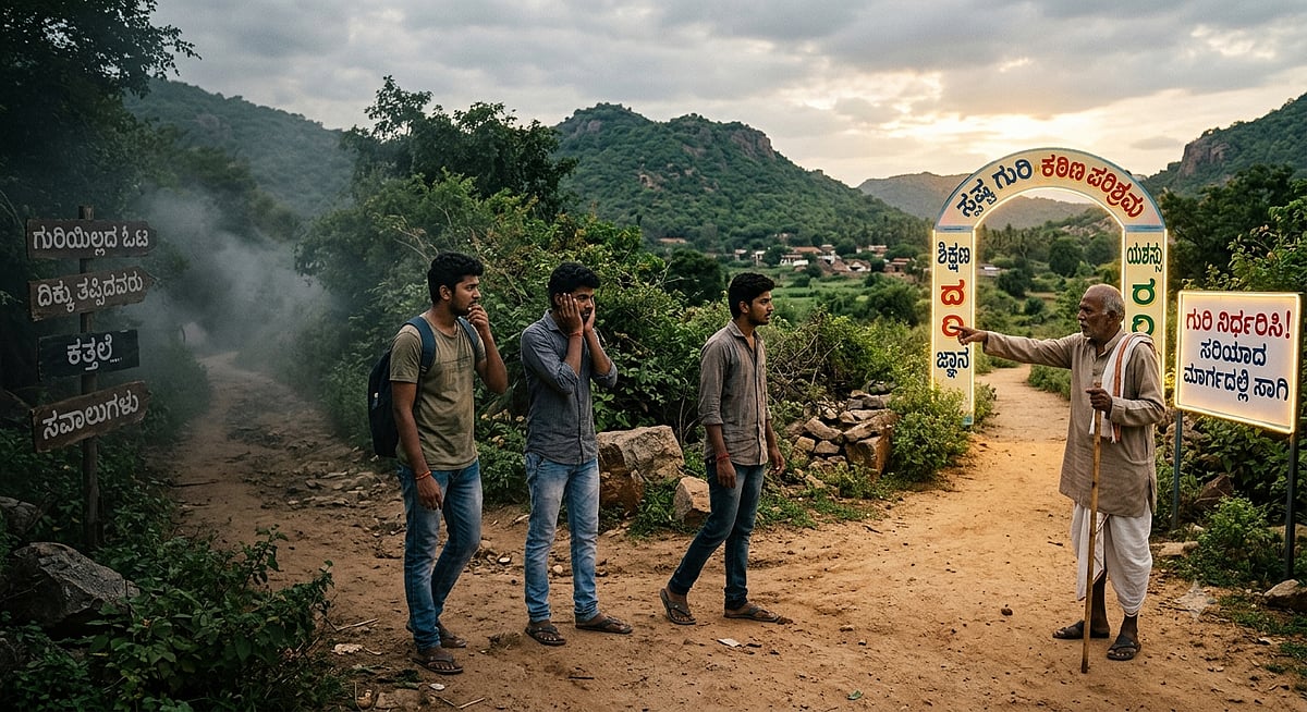 ಗುರಿಯಿಲ್ಲದ ಓಟದಲ್ಲಿ ಕಳೆದುಹೋಗುತ್ತಿರುವ ಯುವಕರು ಮಾಡಬೇಕಾದದ್ದು ಏನು?