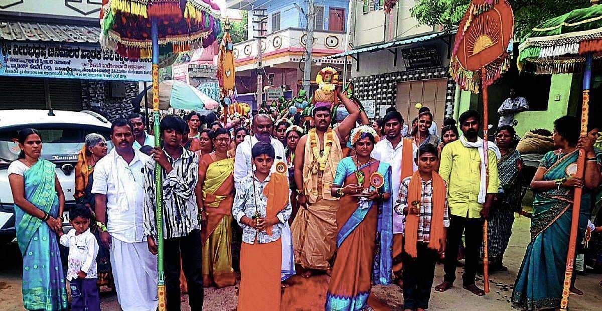 Sharannavaratri Utsava and Gangasthal Procession held at JP Nagar temple