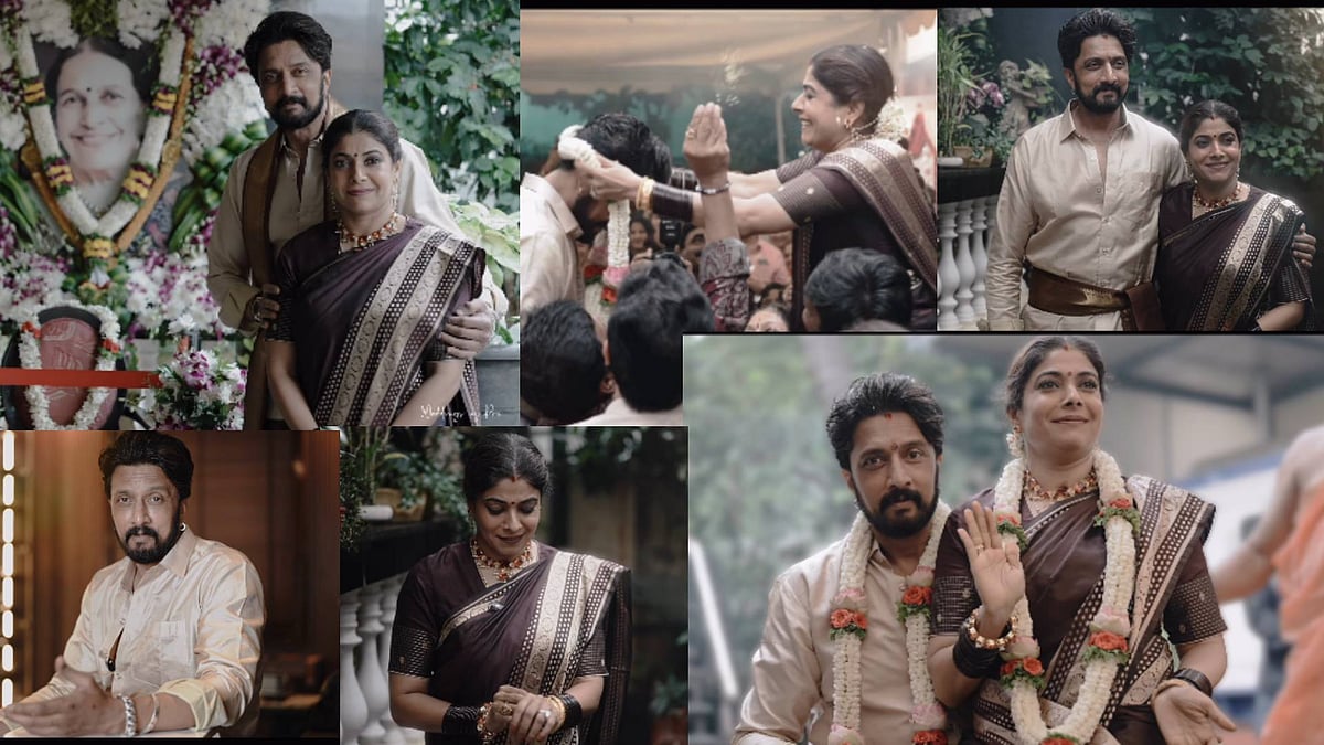 ದಾಂಪತ್ಯ ಜೀವನಕ್ಕೆ 25 ವರ್ಷ: ಅತ್ತೆಯ ಮದುವೆ ಸೀರೆಯುಟ್ಟು ಪ್ರಿಯಾ ಸುದೀಪ್ ಸಂಭ್ರಮ