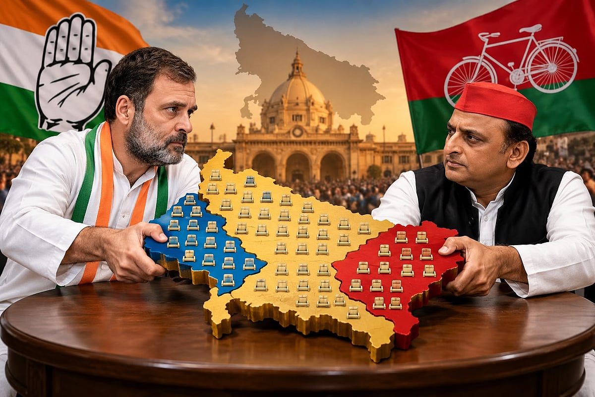 UP Polls Seat Sharing: ಎಸ್ಪಿ ಬಳಿ 175–200 ಸೀಟಿಗೆ ಬೇಡಿಕೆ ಇಟ್ಟ ಕಾಂಗ್ರೆಸ್