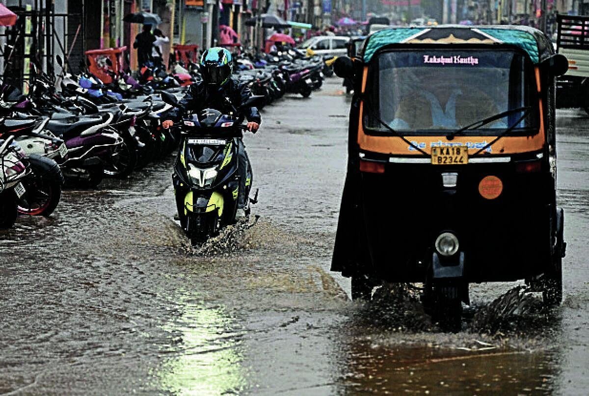 ಚಿಕ್ಕಮಗಳೂರಿನಲ್ಲಿ ಭರ್ಜರಿ ಮಳೆ: ತಂಪಾದ ಇಳೆ
