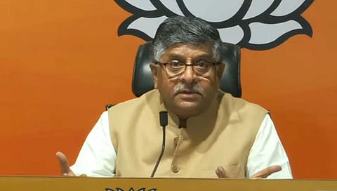 रविशंकर प्रसाद यांची पेगासस वादात उडी; म्हणाले काही राजकीय पक्ष सुपारी एजंट