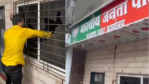 Shiv Sena vs BJP: कल्याणमध्ये शिवसैनिकांनी भाजप कार्यालय फोडले
