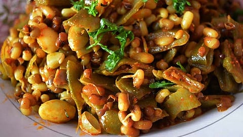 Veg recipe : श्रावणघेवडा-मटकीची भाजी कशी बनवाल? 