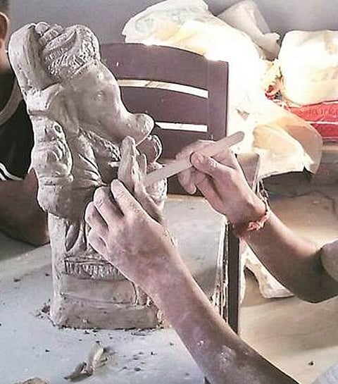 गणेशमूर्तींचा विश्वविक्रमी प्रयोग फेल; महापालिका प्रशासनासह पदाधिकार्‍यांनाही पडला विसर