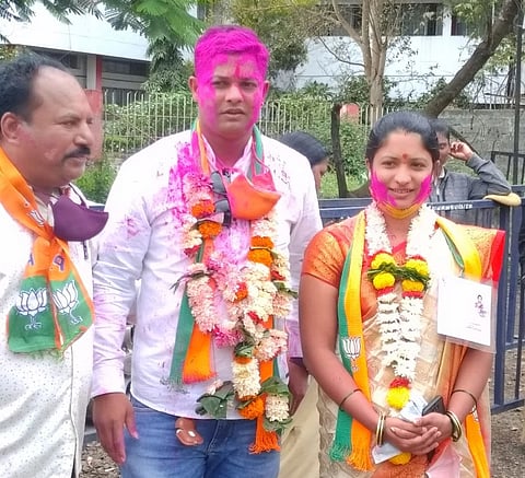बेळगाव महापालिका निकाल : वार्ड क्रमांक 54 मधून भाजपच्या माधवी राघोचे विजयी. 

