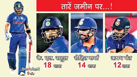 India v New Zealand : आयपीएलचे ‘शेर’ वर्ल्डकपमध्ये ‘ढेर’