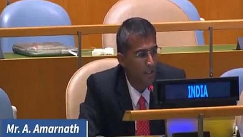 United Nations : ‘तुम्‍ही येथे शांततेवर चर्चा करता, तर तुमचे पंतप्रधान लादेनला शहीद संबोधतात’