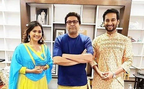 Man Udu Udu Zhala फेम इंद्रा- दिपूने घेतली राज ठाकरेंची भेट