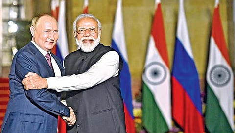व्लादिमीर पुतीन म्हणाले, भारत ही जगाच्या पाठीवरील महान शक्‍ती
