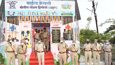 Child Friendly Police Station : हिंगोली पोलीसांनी उभारलं चाईल्ड फ्रेंडली पोलीस स्टेशन