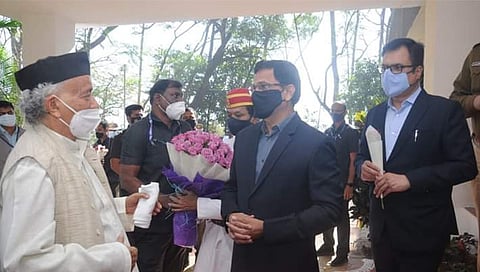 राज्यपाल भगतसिंग कोश्यारी यांचे इगतपुरी सर्किट हाऊस येथे स्वागत