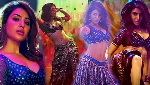 Samantha viral video : सामंथा पुष्पा सिनेमातील गाण्याची प्रॅक्टिस करताना गेली थकून