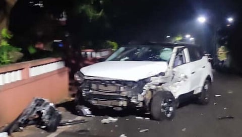 पणजी : भरधाव कारची दुचाकीला धडक;  दाम्‍पत्‍य जागीच ठार