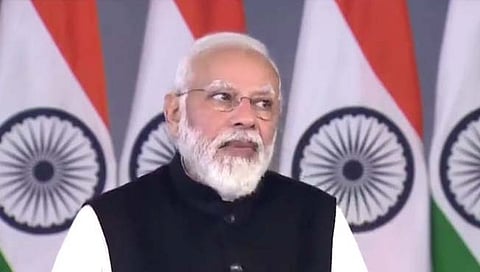 pm modi viral video : ऐनवेळी टेलिप्राॅम्टर बंद पडला अन् पीएम मोदींचा उडाला गोंधळ