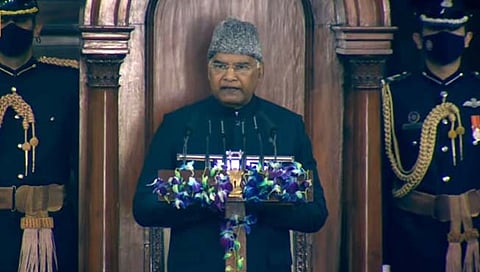 parliament budget session : सबका साथ, सबका विकास हाच सरकारचा मंत्र : राष्‍ट्रपती