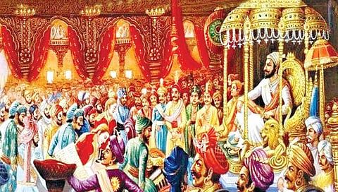 शिवराज्याभिषेक प्रेरणादायी घटना