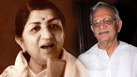 lata mangeshkar and gulzar 