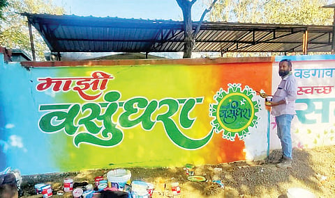 Wadgaon walls become 'talking'