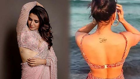 Samantha tatoos : अभिनेत्री सामंथाच्या शरीरावरील  टॅटूचे एक्‍स पती नागा चैतन्‍यशी आहे कनेक्‍शन!