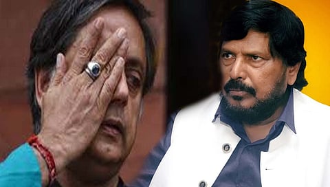 Shashi Tharoor : ‘Bydget नाही Budget! चक्क शशी थरूर चुकले इंग्रजी, अन् रामदास आठवलेंनी दाखवली चूक