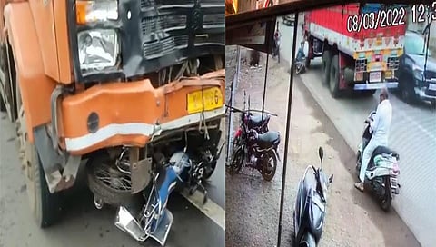 सकाळी आठच्या सुमारास झालेला अपघात, त्यानंतर त्याच मार्गावर बारा वाजेच्या सुमारास झालेला दुसरा अपघात 