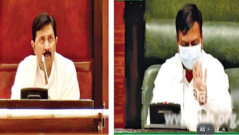 सातारा :  ऐतिहासिक विधेयकावेळी दोन सातारकर खुर्चीवर, ना. रामराजे- आ. दीपक चव्हाण गुरू शिष्यांनी रचला विधिमंडळात इतिहास