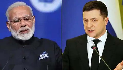 P M Modi and zelenskyy : पंतप्रधान मोदींनी केली युक्रेन राष्‍ट्राध्‍यक्षांशी फोनवर चर्चा