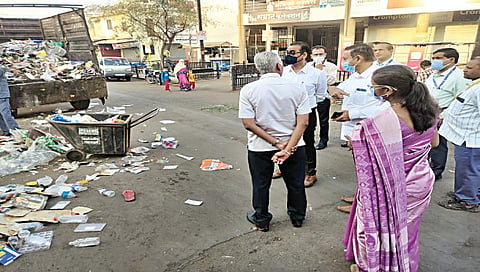 नाशिक : मनपा आयुक्तांचा सातपूरला अचानक पाहणी दौरा