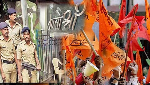 राणा दाम्पत्य मुंबईत दाखल; ‘मातोश्री’ बाहेर कडक बंदोबस्त