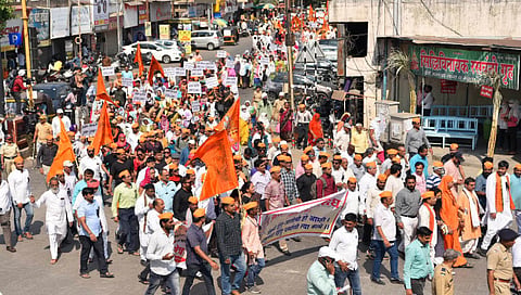 नाशिकमध्ये मिटकरींचा निषेध; ब्राह्मण संघटनांचा मोर्चा