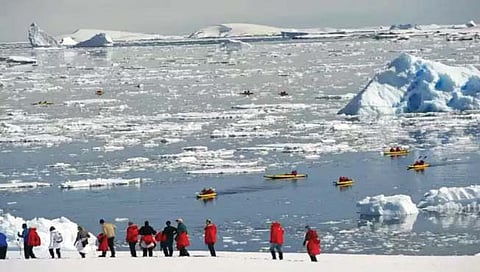 Antarctica : अंटार्क्टिकात शिल्‍लक आहे बर्फाचा अखेरचा स्तर!