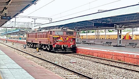 Railway stunt
