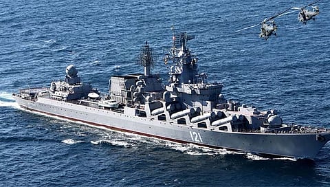Russia-Ukraine War:  युक्रेनने रशियाची बलाढ्य मॉस्क्वा युद्धनौका केली नष्ट