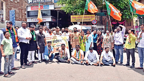 नाशिक : पेट्रोल-डिझेल दरवाढीविरोधात भाजयुमोचे एल्गार आंदोलन